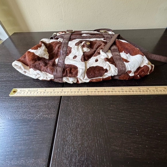 Steven by Steve Madden brown, white calf hair cowhide shoulder bag - Picture 12 of 15